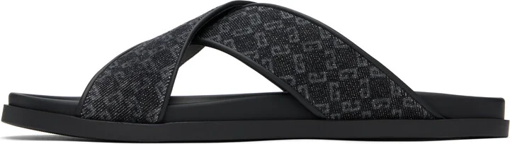Givenchy Black G Plage Monogram 72 Pool Slides - Image 3