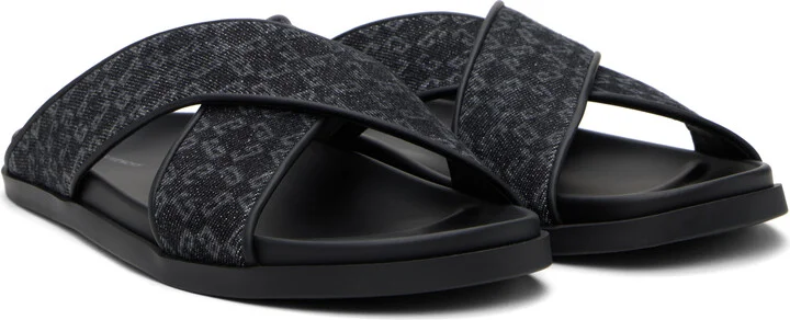 Givenchy Black G Plage Monogram 72 Pool Slides - Image 4