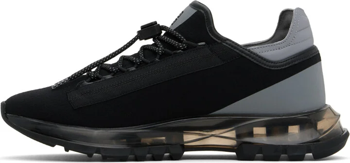 Givenchy Black & Gray Spectre Runner Sneakers - Image 3