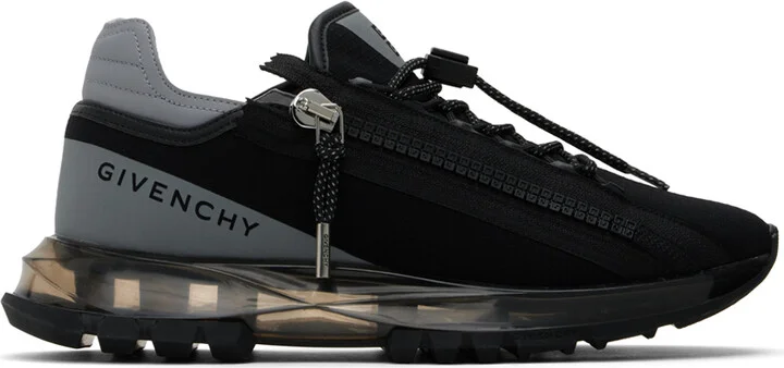 Givenchy Black & Gray Spectre Runner Sneakers