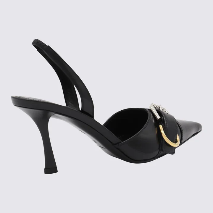 Givenchy Black Leather Pumps - Image 2