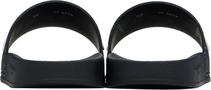 Givenchy Black Monogram 72 Pool Slides - Image 2