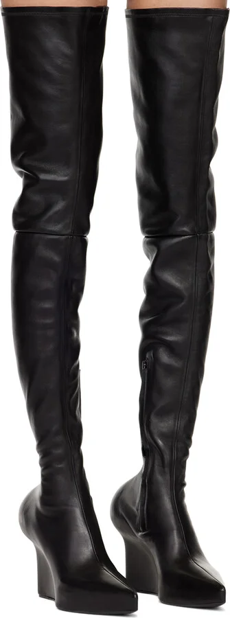 Givenchy Black Pointed Boots - Image 4