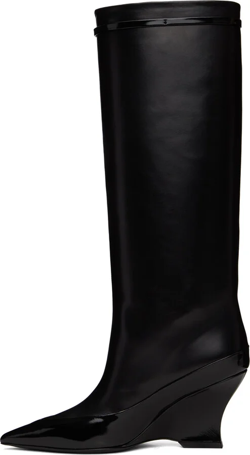 Givenchy Black Raven 80mm Boots - Image 3