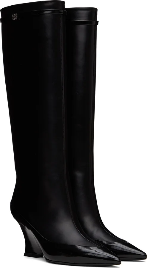 Givenchy Black Raven 80mm Boots - Image 4