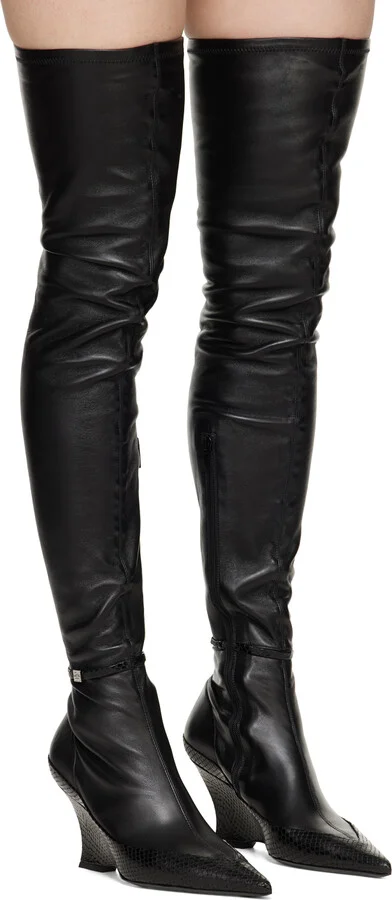 Givenchy Black Raven Boots - Image 4