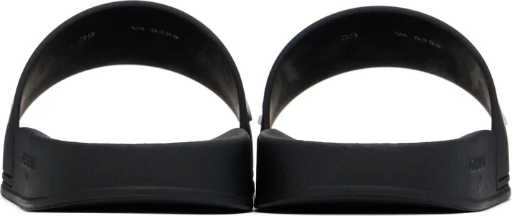 Givenchy Black Rubber Pool Slides - Image 2