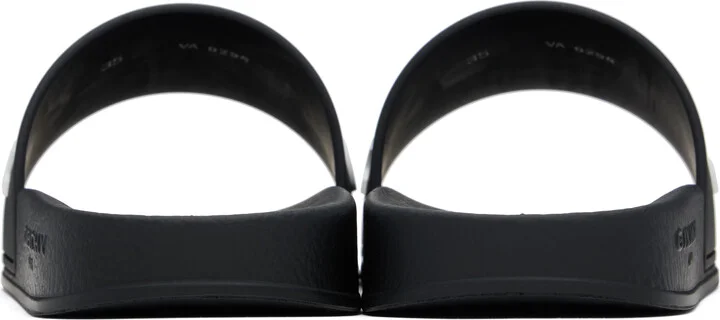 Givenchy Black Rubber Pool Slides - Image 2