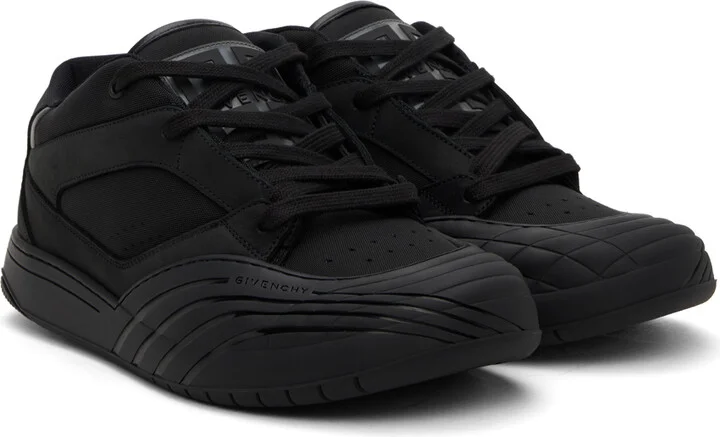 Givenchy Black Skate Nubuck Sneakers - Image 4