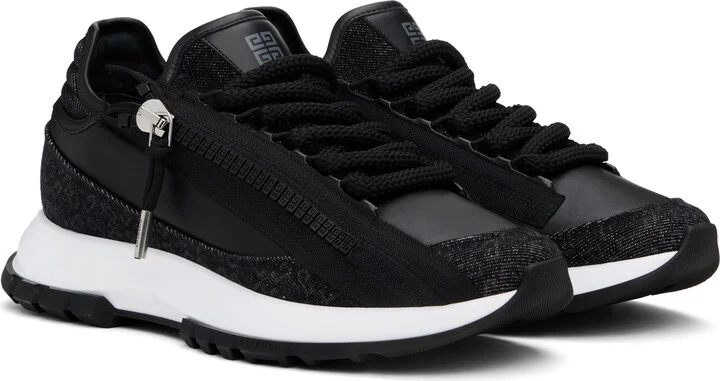 Givenchy Black Spectre Zip Sneakers - Image 4
