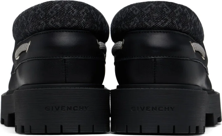 Givenchy Black Storm Boat Shoes - Image 2