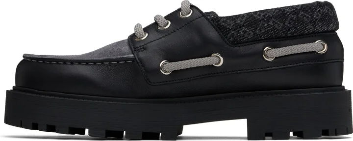 Givenchy Black Storm Boat Shoes - Image 3