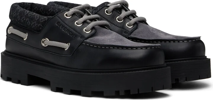 Givenchy Black Storm Boat Shoes - Image 4