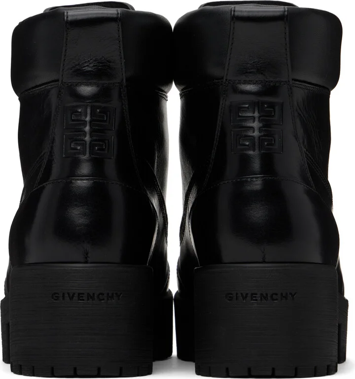 Givenchy Black Trekker Boots - Image 2
