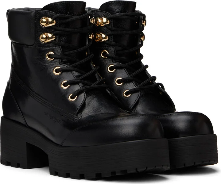 Givenchy Black Trekker Boots - Image 4