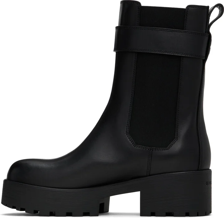 Givenchy Black Voyou Chelsea Boots - Image 3