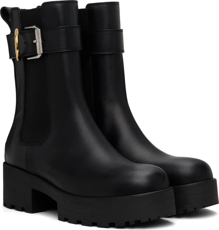 Givenchy Black Voyou Chelsea Boots - Image 4