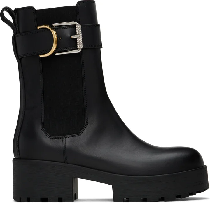 Givenchy Black Voyou Chelsea Boots