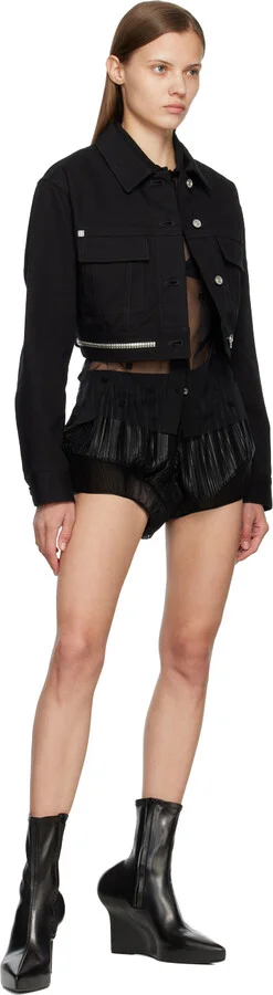 Givenchy Black Wedge Boots - Image 5
