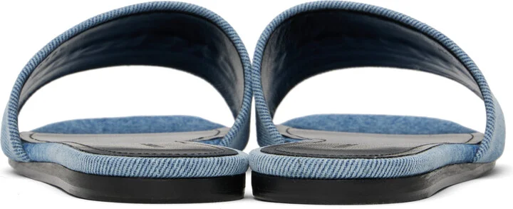 Givenchy Blue 4G Flat Sandals - Image 2