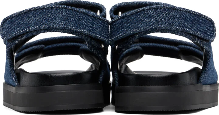 Givenchy Blue 4G Strap Sandals - Image 2