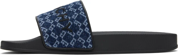 Givenchy Blue Monogram 72 Pool Slides - Image 3