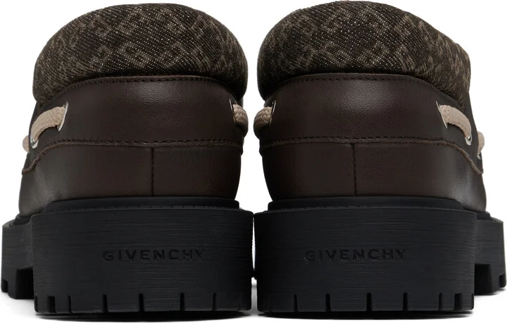 Givenchy Brown Storm Boat Shoes - Image 2