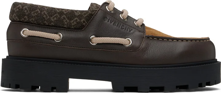 Givenchy Brown Storm Boat Shoes