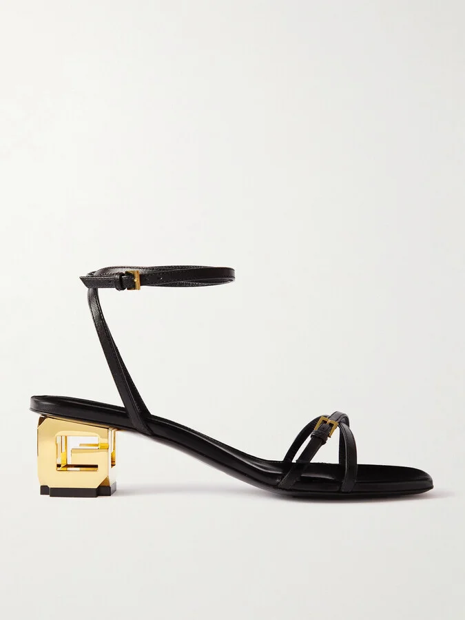 Givenchy - Buckle-embellished Leather Sandals - Black