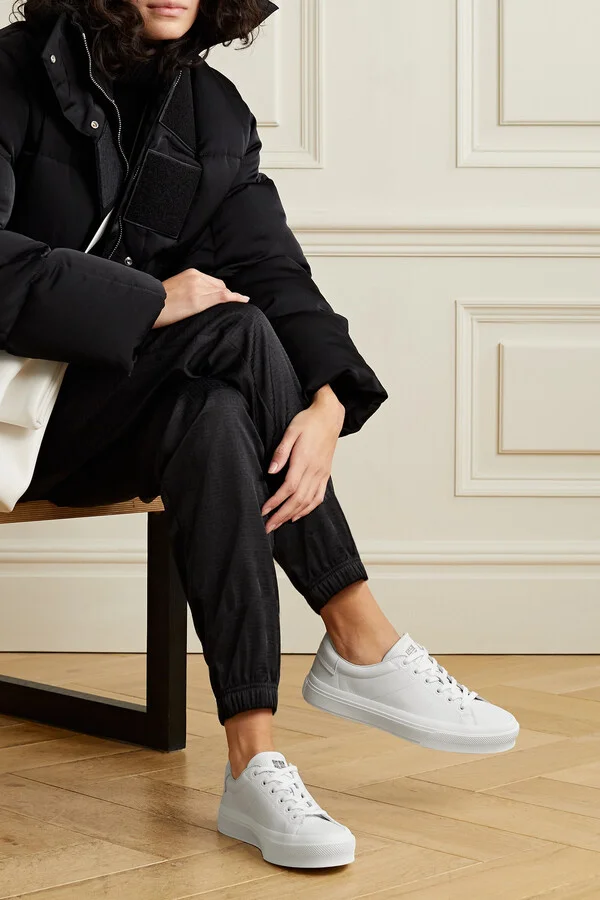 Givenchy - City Court Logo-detailed Leather Sneakers - White - Image 2