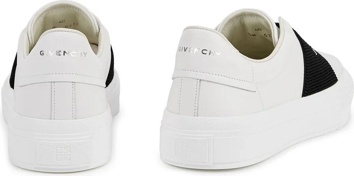 Givenchy City Court White Leather Sneakers - Image 3