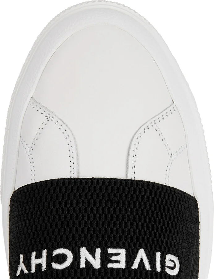 Givenchy City Court White Leather Sneakers - Image 4