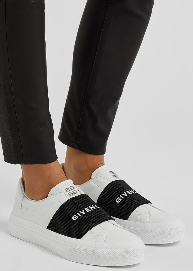 Givenchy City Court White Leather Sneakers - Image 5