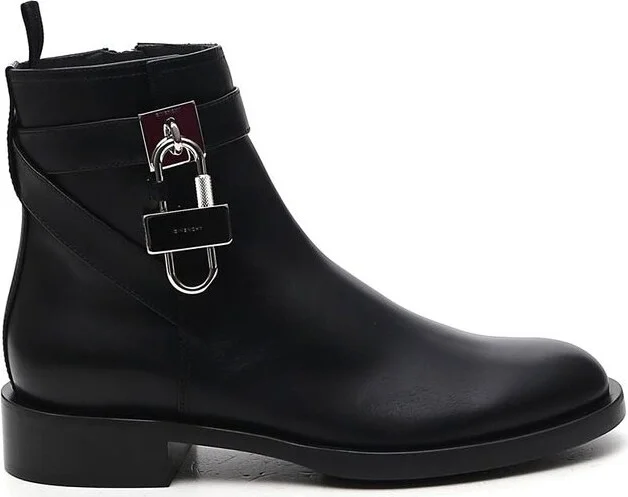 Givenchy Detachable 4G Logo Padlock Boots