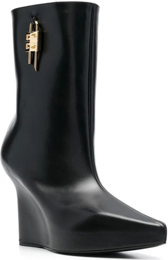 Givenchy G Lock Leather Boots - Image 3