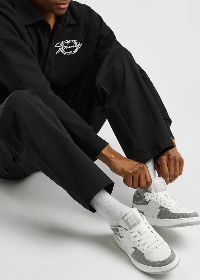 Givenchy G Move Panelled Leather Sneakers - Image 9