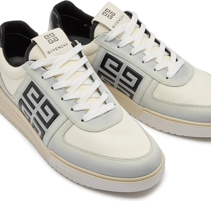 Givenchy G4 Panelled Canvas Sneakers - Image 3