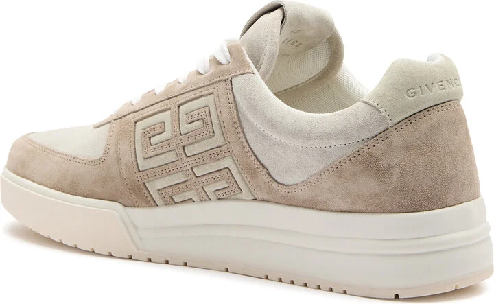 Givenchy G4 Panelled Suede Sneakers - Image 2