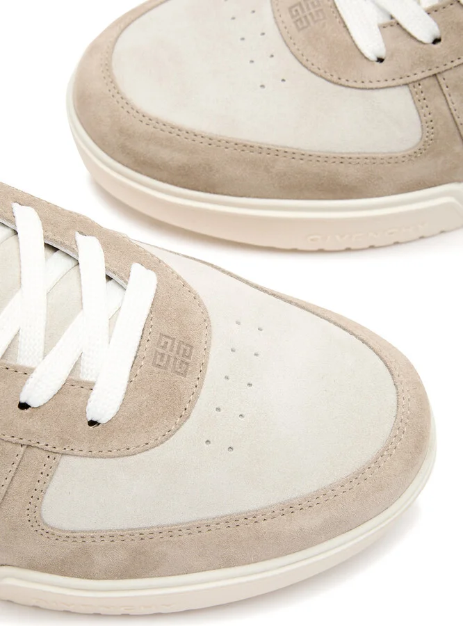 Givenchy G4 Panelled Suede Sneakers - Image 3