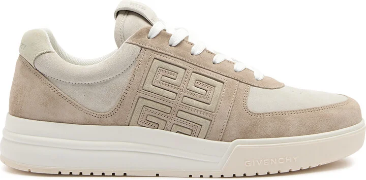 Givenchy G4 Panelled Suede Sneakers
