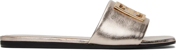 Givenchy Gold 4G Sandals
