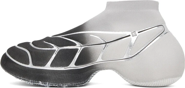 Givenchy Gray & Black TK-360+ Sneakers - Image 3