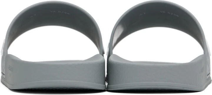 Givenchy Gray Monogram 72 Pool Slides - Image 2