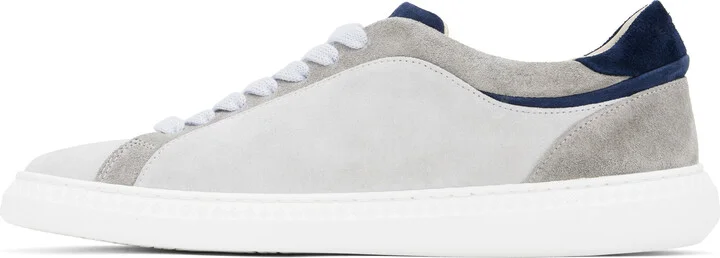 Givenchy Gray & Navy G Set Sneakers - Image 3