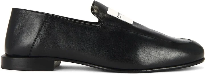 Givenchy Label Loafer in Black
