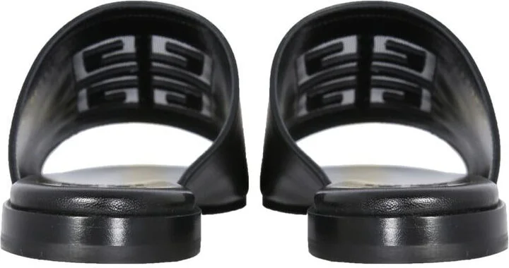 Givenchy Leather Flat Mules - Image 3