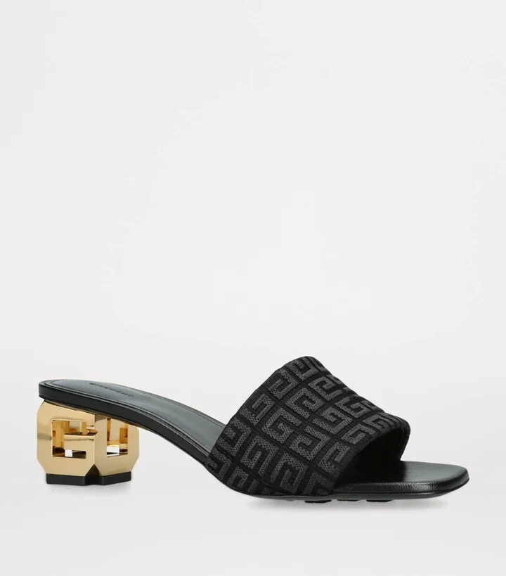 Givenchy Leather G Cube Mules 45 - Image 3