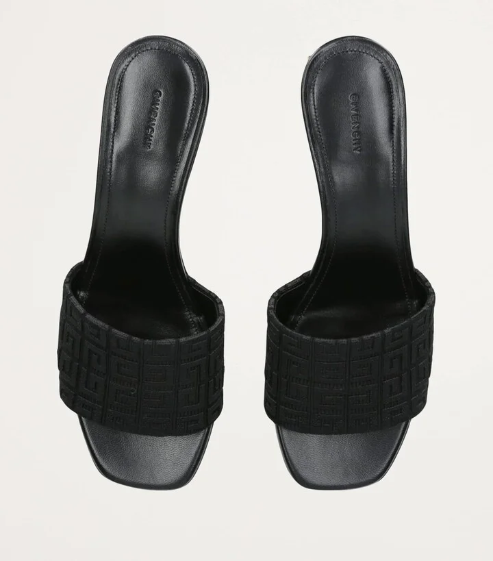 Givenchy Leather G Cube Mules 45 - Image 4