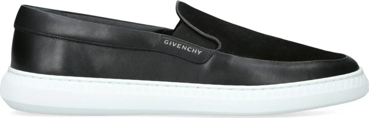 Givenchy Leather-Suede G Set Slip-On Loafers