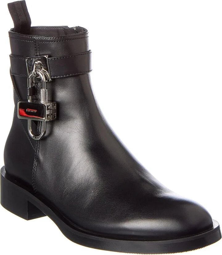 Givenchy Lock Leather Bootie